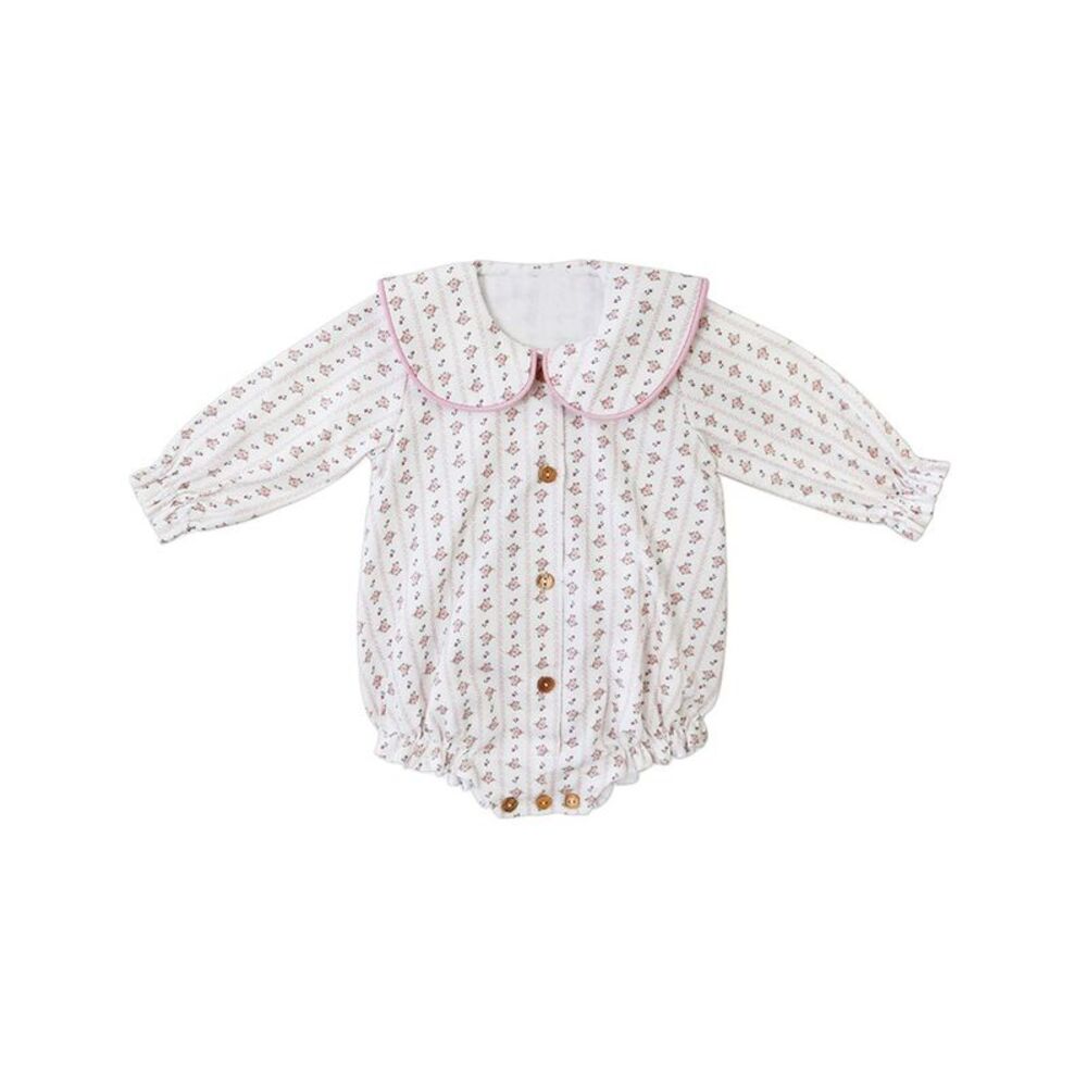 Grey Elephant Pitimini Romper, Multicolor